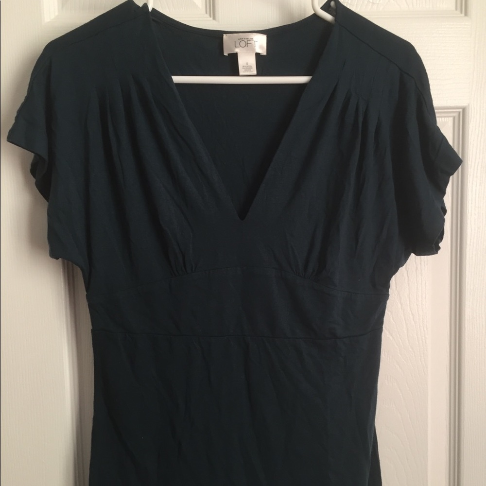 Green Ann Taylor Loft  blouse